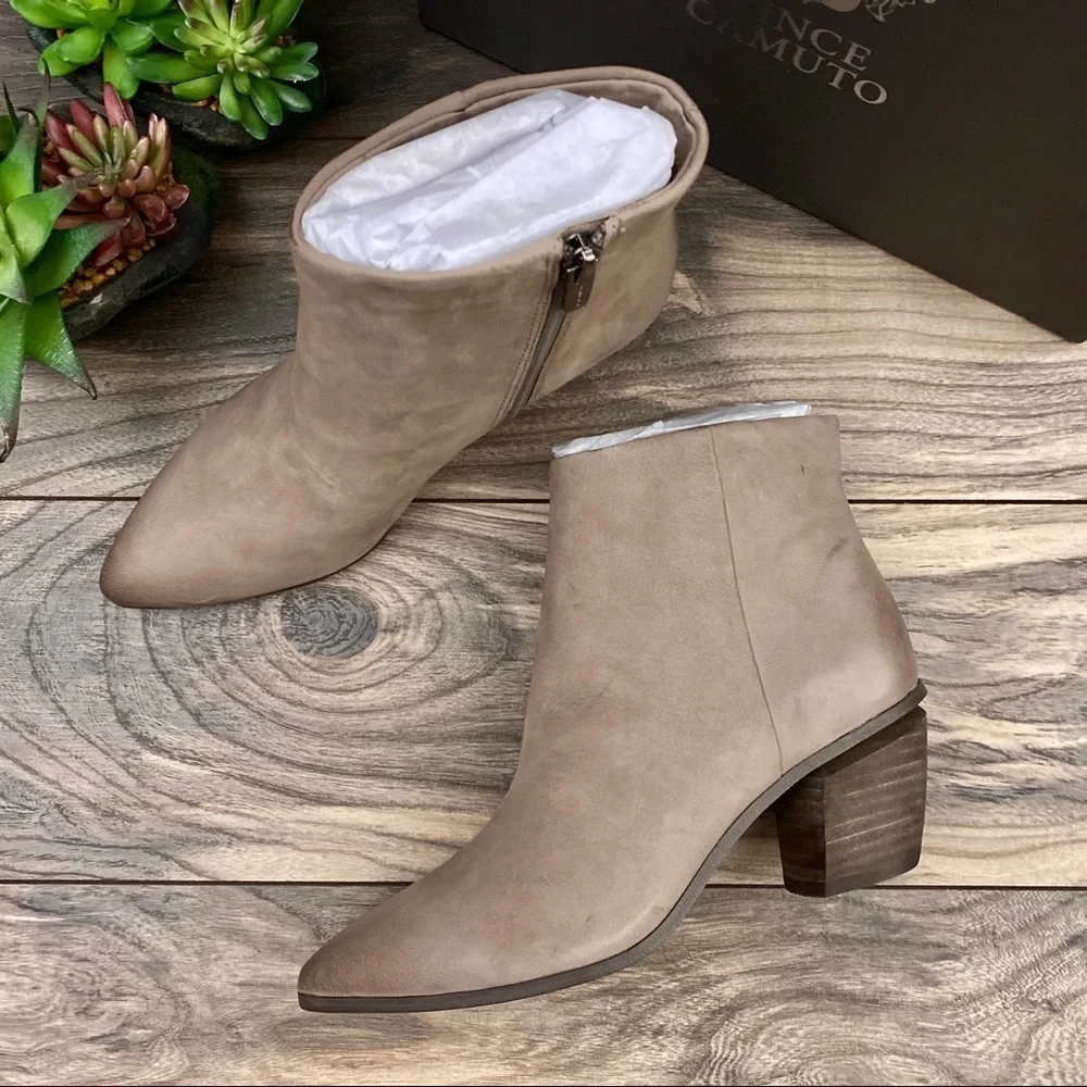 NIB Vince Camuto Grasem Pointy Toe Western Bootie - Picture 5 of 16